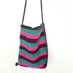 Mexican Artisan Serape Crossbody Bag